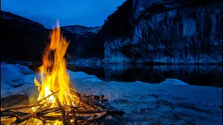 3 JOURS DANS LES GORGES DE LARDECHE EN HIVER [upl. by Jeroma]