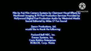 zenon girl the 21st century end credits Roblox Channel 1999 [upl. by Kenweigh531]