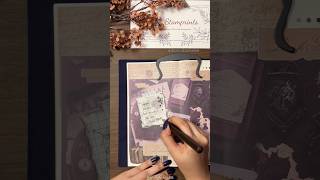 Dark Academia 2 📚 stamprints asmr journaling creativejournal [upl. by Caves]