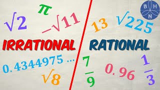 Rational and Irrational Numbers Explained with Examples  BHNmath [upl. by Suirrad]