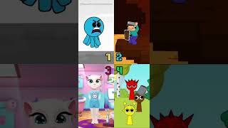 shield 🛡 or helmet ⛑ Animation Meme mytalkingangela2 sprunki incredibox memes shorts​ [upl. by Airetnahs]