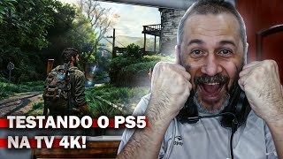 LIGANDO O PS5 NA TV 4K PELA PRIMEIRA VEZ [upl. by Nolyaj]