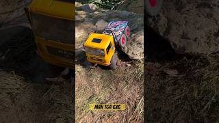 MAN TGA CUSTOM RC TRAIL TRUCK 6X6 IN OFFROAD TERRAIN [upl. by Dier]