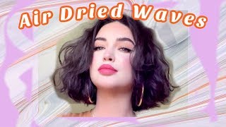 SHORT HAIR TUTORIAL \ Heatless Volume for finethin WAVY hair [upl. by Yssak]