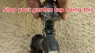 Install and repair of an outside garden tap A DIY step by step guide plumbing diy [upl. by Aig36]