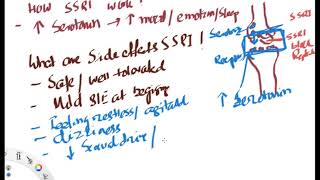 SSRI mechanism and Side effects [upl. by Jordon]