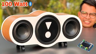 How To Make 100 Watt Bluetooth Speaker Using TPA3116D2 Amplifier Board [upl. by Sidonnie]