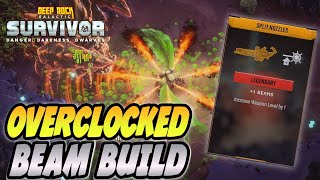 Crazy SEVEN Flamethrower Beams On Driller  Deep Rock Galactic Survivor [upl. by Aneetsirhc]