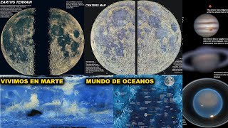 Vivimos en Marte Gran Tierra Mapa del Mundo Crateres Luna Estrellas EspacioTODAS las Respuestas [upl. by Eicyac93]