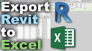 How to Export Schedules from Revit to Excel Tutorial [upl. by Bellamy227]