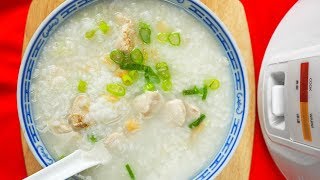 Easy Chicken Congee in Rice Cooker [upl. by Prosperus429]