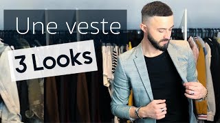 3 looks avec 1 veste homme [upl. by Isidor316]