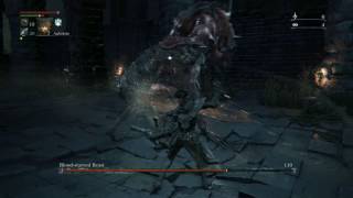 Bloodborne Bloodstarved Beast with 3 Threaded Cane Weapon [upl. by Louth]