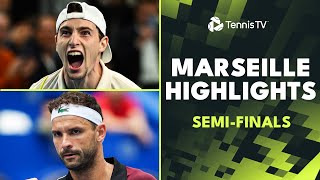 Dimitrov vs Khachanov Hurkacz vs Humbert  Marseille 2024 Semi Highlights [upl. by Ella]