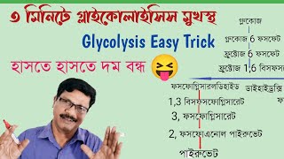 গ্লাইকোলাইসিস মনে রাখার উপায়। Glycolysis Cycle Trick in Bengali । Glycolysis Steps Class 11 । [upl. by Braun]