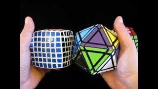 SunWinders Large Icosahedron Megaminx Gigaminx core Puzzle [upl. by Sower305]