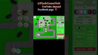 BloonsTowerDefense01 Flash Game  Link in the 1st comment shorts [upl. by Hilly]