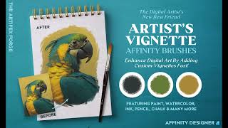 Turn Your Digital Art into Vignettes in Affinity Designer [upl. by Ecienaj885]