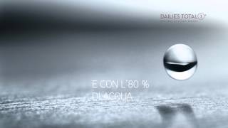 DAILIES TOTAL1®  Nuove lenti a contatto giornaliere in silicone idrogel con gradiente acqueo [upl. by Eiddet]