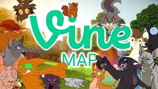 Complete Warrior Cats VINE MAP [upl. by Etakyram317]