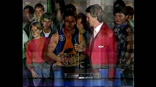 March 21 1987  day before the last World of Sport episode  John Annear wishes them all the best [upl. by Llehsem720]