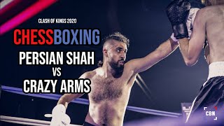 Chessboxing  Persian Shah vs Crazy Arms  Clash of Kings 2020  Chess Boxing [upl. by Philender]