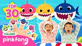 TOP 30⭐️ Bimbo Squalo Compilazione｜Baby Shark Italiano  Pinkfong Canzoni per Bambini [upl. by Sonja]