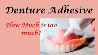 Denture Adhesives [upl. by Javier864]