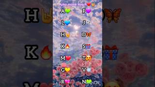 Choose your name first letter 🥰 AP kitne percent sweet ho 💞shorts youtubeshorts shortvideo [upl. by Maleeny]