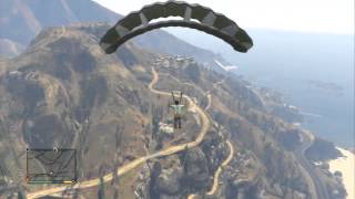 PARACAÍDAS EN GTA 5  Tirarse en paracaidas en GTA V [upl. by Tare]