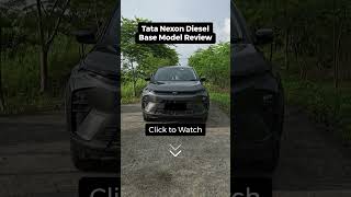 Tata Nexon Diesel Base Model Review tatanexonreview [upl. by Uehttam]