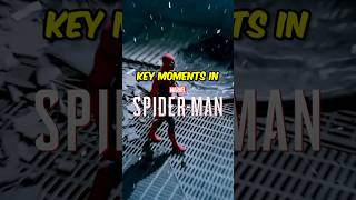 KEY MOMENTS IN MARVELS SPIDERMAN spiderman gamingshorts [upl. by Haibot]