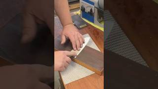 ASMR Kangaroo Tail Stropping knifesharpening [upl. by Sivad]