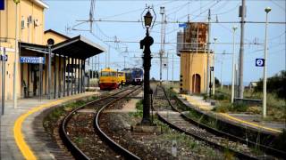 Treni in transito a Catenanuova e Libertinia Enna [upl. by Iad581]