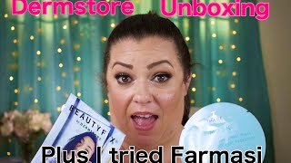 DERMSTORE UNBOXING and I try FARMASI foundation [upl. by Annelg]