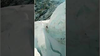 Khumbu Icefalls at everest shorts ytshorts viralshort khumbuicefall [upl. by Gussman]