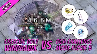 iRO Chaos  Crescive Bolt Windhawk  OGHCM Floor 5  Poenitentia Set Damage Test 2024 [upl. by Ireland]