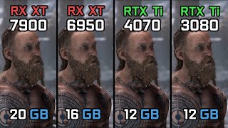 RX 7900 XT vs RX 6950 XT vs RTX 4070 Ti vs RTX 3080 Ti  Test in 14 Games  2k and 4k [upl. by Dyann]