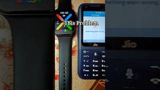 Jio Phone Whatsapp Something Went Wrong Problem  Jio Whatsapp Something Went Wrong [upl. by Kaiser]