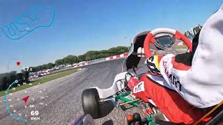 Pista Azzurra Jesolo Kart  Iame X30 Senior  Tony Kart [upl. by Jodoin]