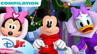 Disney Jr Lets Play Holiday Songs  Music Video  Mickey Spidey amp MORE  Compilation  disneyjr [upl. by Sheets595]