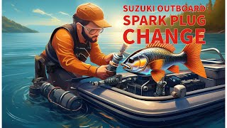 Quick Fix DIY Suzuki Outboard Spark Plug Change [upl. by Amein]