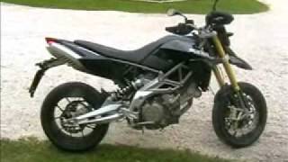 2008 Aprilia SMV750 Dorsoduro walk around and onboard teaser [upl. by Enileve]