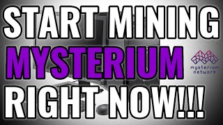 How To Start Mining Mysterium On Any Computer  MystNodes Mysterium Node Set Up Guide Step By Step [upl. by Willms]