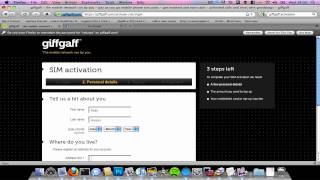 giffgaff  How To Activate Using A TopUp Voucher [upl. by Sairacaz]