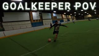 GOALKEEPER POV  WHEN A GOALIE TRIES TO SCORE  GoPro Hero 12 Black [upl. by Lledra]