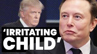 Elon Musk the irritating child begging for Trumps attention  James Marriott [upl. by Candide769]