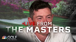 Rory McIlroy calm as he eyes career grand slam FULL PRESSER  Live From The Masters  Golf Channel [upl. by Nosinned]