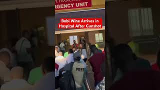 Bobi Wine Arrives at Nsambya Hospital after being shot in the leg bobiwine [upl. by Otsugua]