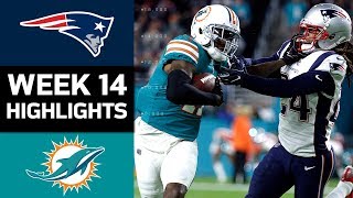 Patriots vs Dolphins  NFL Week 14 Game Highlights [upl. by Beare920]